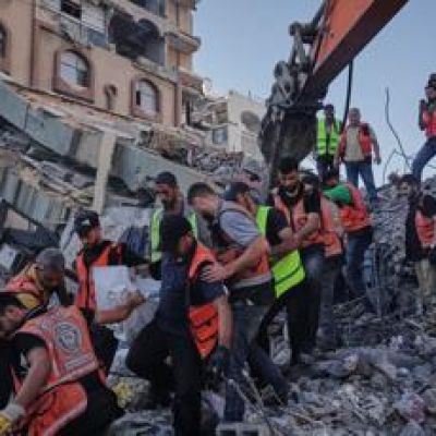 Building collapse in Gaza kills 21 as perilous conditions persist for Palestinians during truce