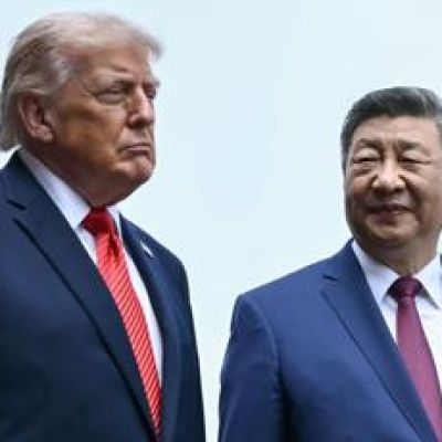 The Latest: Trump welcomes Xi for state visit as US-China trade truce to be extended