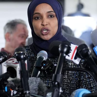 The Latest: Homeland Security agents searched Rep. Ilhan Omar's home