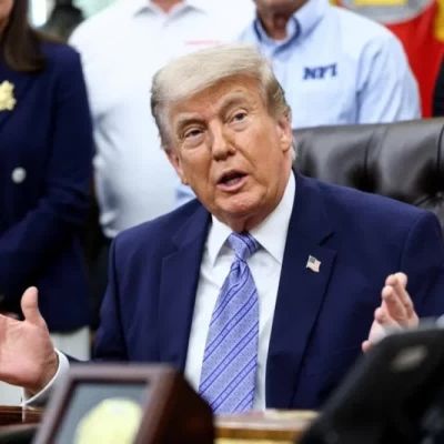 Trump votes early in US midterm elections