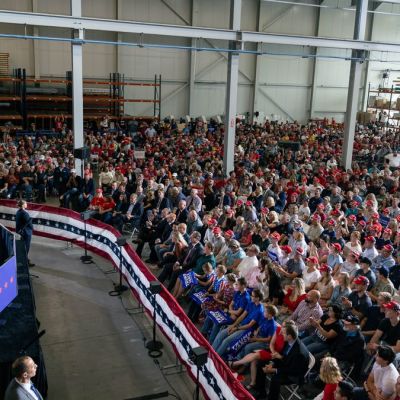 Michigan man charged after allegedly claiming he had explosives outside Trump rally