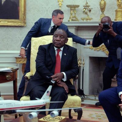 Ramaphosa stays calm with golf diplomacy in face of Trump’s latest Oval Office ambush