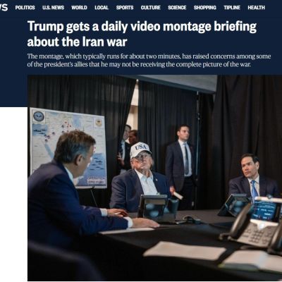 The Pentagon is editing two — minute videos about the war with Iran for Trump every day – NBC