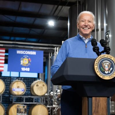 President Biden campaigns on North Shore, touts Blatnik Bridge funding