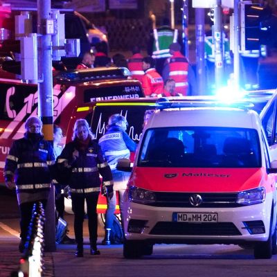 Magdeburg market attack latest: Child among two dead with up to 80 injured after car ploughs into crowd in Germany