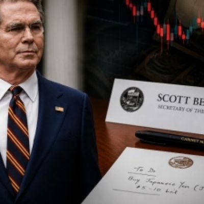 US Treasury blunder: Bessent leaks secret 10 billion dollar plan to intervene in Japanese yen