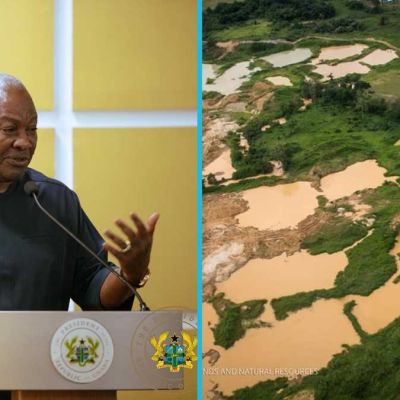 “I’m determined to end galamsey” President Mahama says, pleads for support of Ghanaians