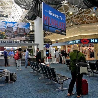 Milwaukee Mitchell airport not slated for flight cuts.Travelers urged to check for delays