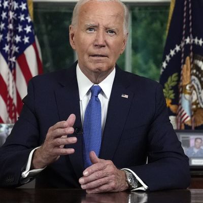 Joe Biden mumbles as he reveals why he decided to ‘pass the torch’