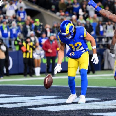 Puka Nacua avoids offensive gesture in muted TD celebration