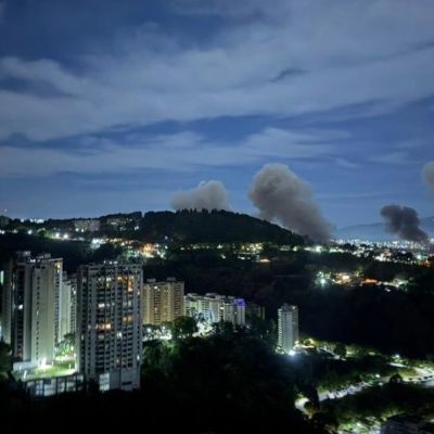 Explosions heard in Venezuela’s capital