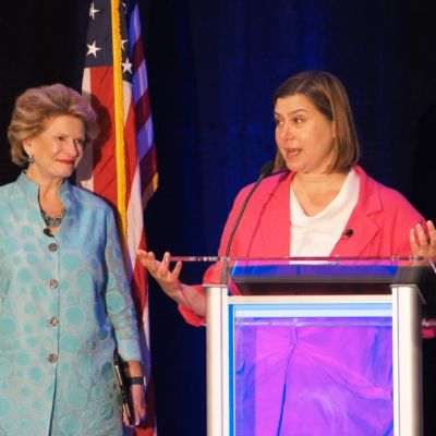 Slotkin and Stabenow keep their eyes on the road to November on their ‘Thelma and Louise’ tour