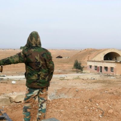Syria, US say Israel struck military air base in Idlib province