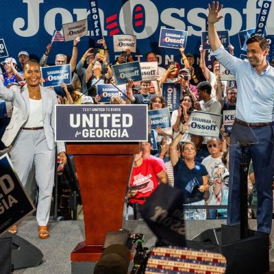 Jon Ossoff, Keisha Lance Bottoms rally more than 1,000 in Savannah