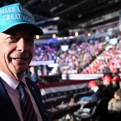 Donald Trump hails 'friend' Nigel Farage at US election rally