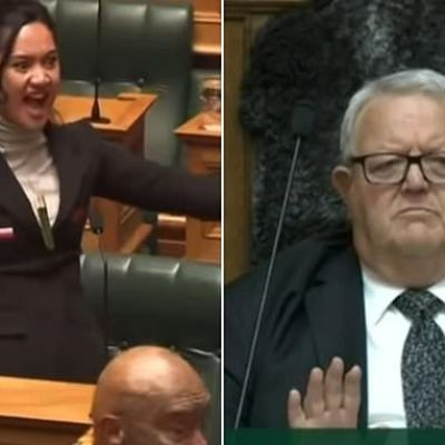 Wild scenes in New Zealand’s Parliament as haka stops proceedings
