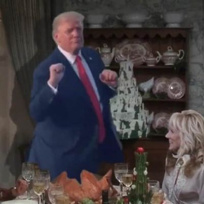 Trump makes a turkey out of Biden and Kamala in epic parody video
