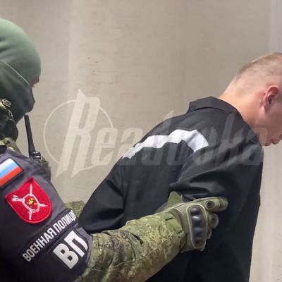 British POW captured fighting for Ukraine is paraded on Russian TV