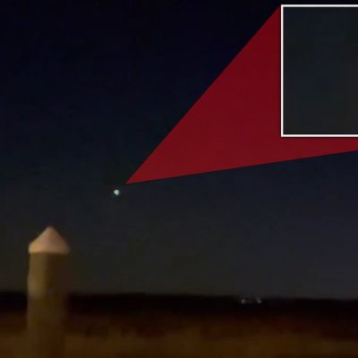 Wild video shows UFO accelerating instantly as family are left stunned