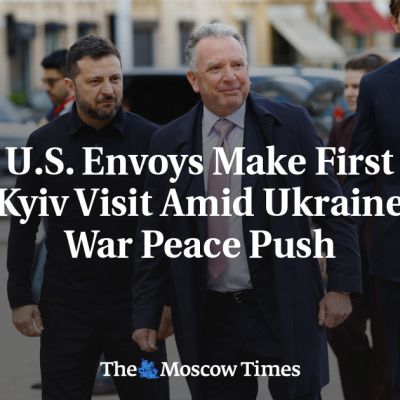 U.S. Envoys Make First Kyiv Visit Amid Ukraine War Peace Push