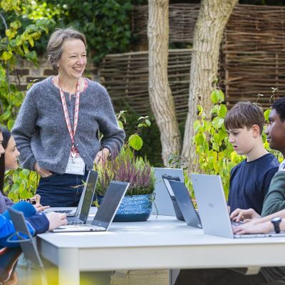 The £17k-a-year school where classes are taught in tents