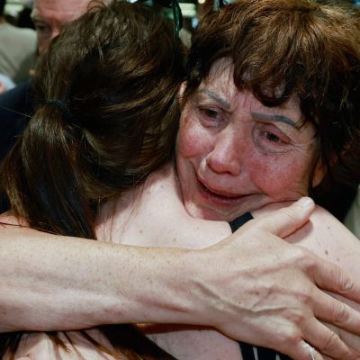 Irish citizens detained by Israel arrive home to cheers in Dublin Airport