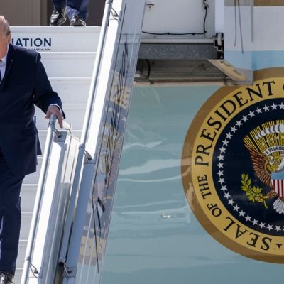 Trump arrives in France for G7 summit with Iran deal at center of global talks