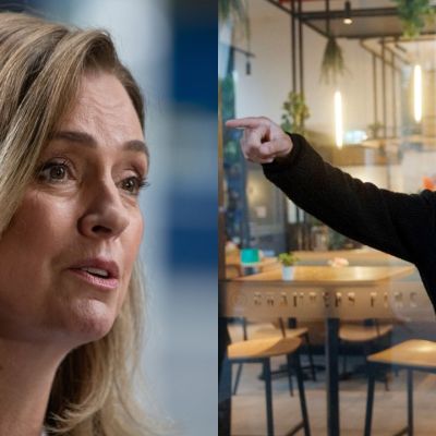 Kellie Sloane ambushed by hecklers on first day as NSW Liberal leader