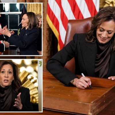 Cackling Kamala vows not to ‘go quietly into the night,’ hints at…