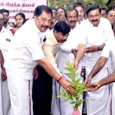 Foundation stone laid for memorial to freedom fighter Tiruppur Kumaran in Erode