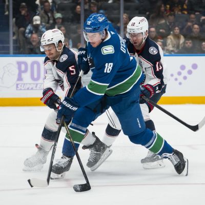 Canucks’ Penalty Kill Goes Three-For-Three In 4-3 Win Against The Columbus Blue Jackets