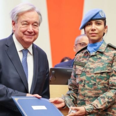 Indian UN Peacekeeper Major Abhilasha Barak Named Military Gender Advocate of the Year