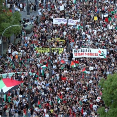Hundreds of thousands turn out at pro-Palestinian marches in Europe | THE DAILY TRIBUNE | KINGDOM OF BAHRAIN