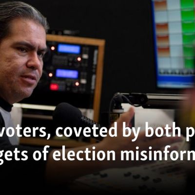Latino voters, coveted by both parties, are targets of election misinformation