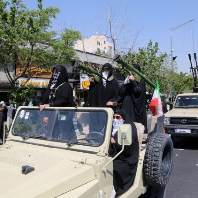 Air defence systems heard over Tehran