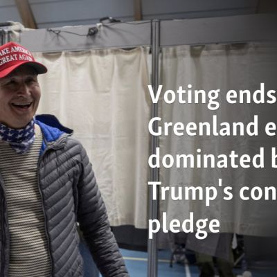 Voting ends in Greenland election dominated by Trump’s control pledge