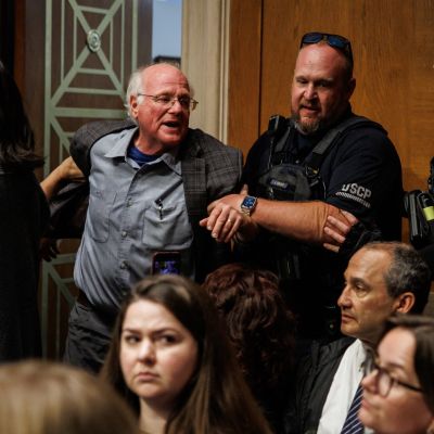 Ben & Jerry's cofounder confronts RFK Jr in Gaza protest at Capitol
