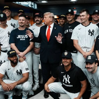 Trump draws cheers, boos while marking 9/11 by attending NY Yankees game