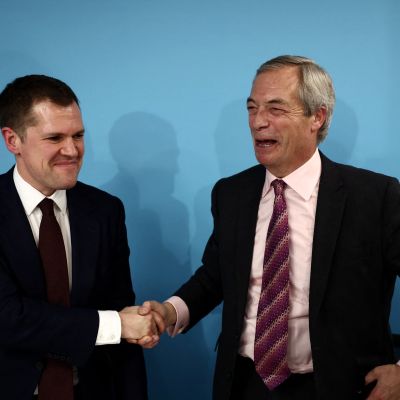 Ousted Conservative Party politician joins Nigel Farage’s hard-right Reform UK