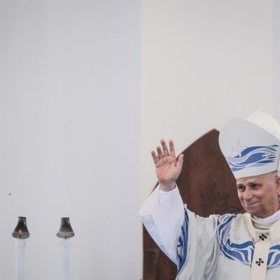 Pope Leo urges migrant protection, integration on visit to Lampedusa