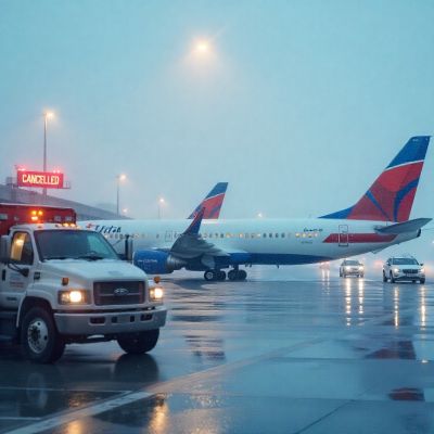 American Airlines, Delta Air Lines & Southwest Airlines Ground Thousands as Winter Storm Fern Paralyzes the U.S. — Tourists From Canada, UK & Germany Stranded, Hotels Scramble