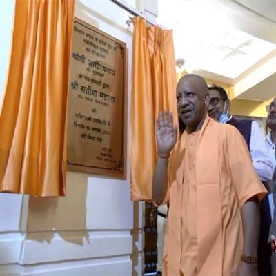 UP CM Adityanath inaugurates Vidhan Sabha’s renovated dome; attends all-party meeting