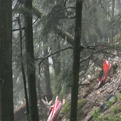Heavy rain triggers landslide, tree uprooting near CM’s residence in Shimla; house vacated, residents moved to safety