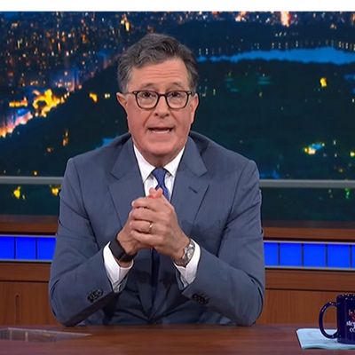 Stephen Colbert decries political violence after “abhorrent” shooting of Charlie Kirk