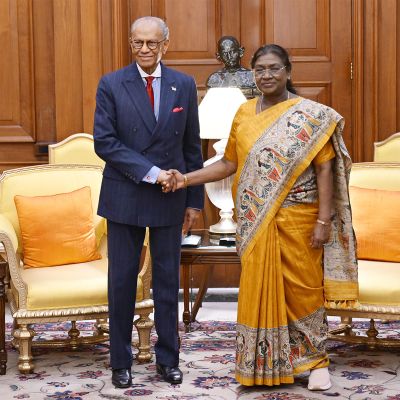 President Murmu meets Mauritius PM Ramgoolam, expresses confidence in further strengthening bilateral ties