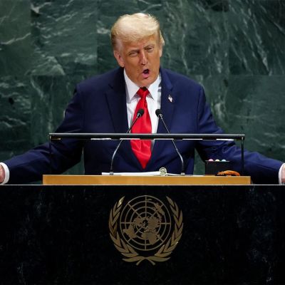 Trump claims to be victim of “triple sabotage at the UN”, with Secret Service looking into the matter