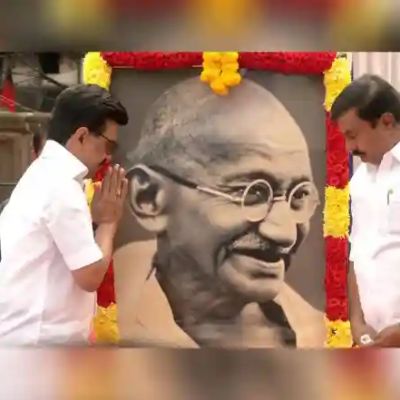India News | Tamil Nadu CM Stalin Pays Tribute to Mahatma Gandhi on His 156th Birth Anniversary | LatestLY