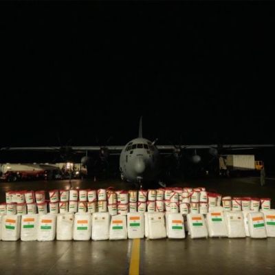 World News | Operation Sagar Bandhu: India Dispatches 12 Tonnes of Humanitarian Aid to Colombo