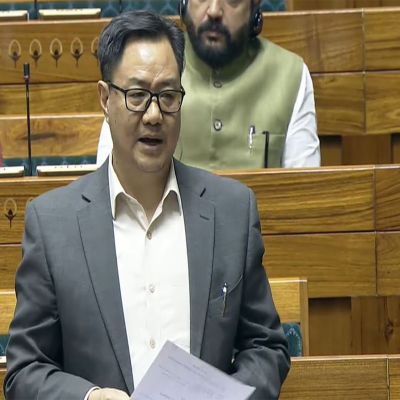 Lok Sabha adjourned till 2 PM; Kiren Rijiju urges for Opposition cooperation to ensure House functioning