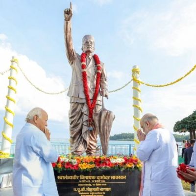 India News | Amit Shah Unveils Statue of Veer Savarkar, Inaugurates ‘Veer Savarkar Inspiration Park’ in Andaman and Nicobar | LatestLY